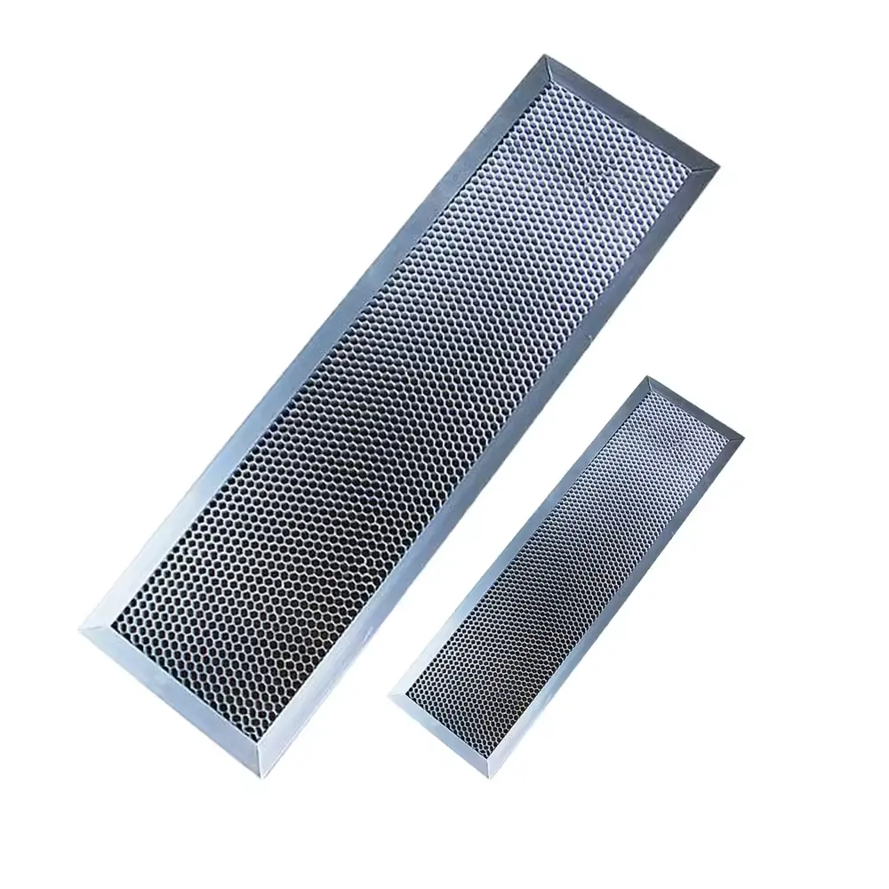 Schermo filtro aria fotocatalizzatore con telai in alluminio per la rimozione di ozono e Gas di scarico industriale