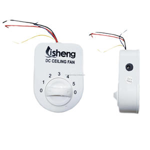 Uzaktan kumanda Ac Dc tavan vantilatörü 56 inç güneş hava soğutma tavan vantilatörü 3 GÜNEŞ PANELI ve regülatör ile Metal bıçaklar - Product Image 6