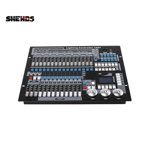 Thiết bị chiếu sáng sân khấu chuyên nghiệp DMX Console 1024 <span class=keywords><strong>DMX512</strong></span> điều khiển ánh sáng với trường hợp chuyến bay - Product Image 2