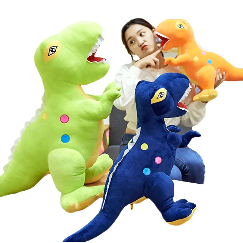 Niuniu Daddy-peluche gigante suave sin relleno, 110cm, juguete Animal, piel de dinosaurio