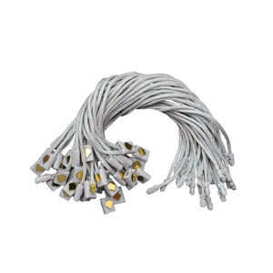 Wholesale Custom Hangtag <strong>String</strong> <strong>Cord</strong> Fastener and <strong>Cord</strong> <strong>String</strong> Seal Hanging Tablet Seal <strong>Tag</strong> for Clothing - Product Image 3