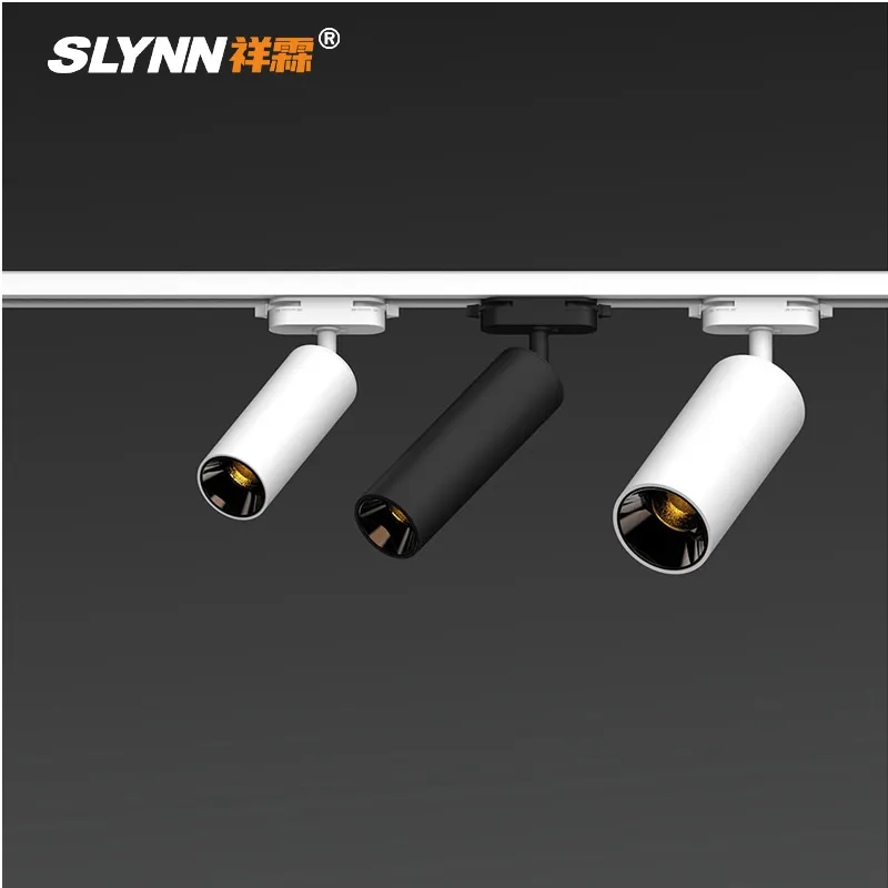 SLYNN, foco Led montado en superficie, cilindro de aluminio para interiores, luz descendente ajustable, lámpara de techo Led de 7W para iluminación interior