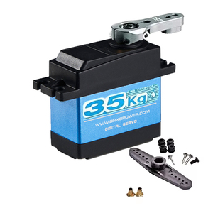 35kg servomotore continuo a 360 gradi SG90 ad alta coppia a bassa rotazione Rpm Servo servomotore sterzo per auto - Product Image 1