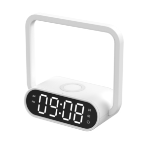Modern Design Bedside 5W 10W 15W Multifunctional Night Light <strong>Time</strong> Digital Display Alarm Clock Wireless Charger Table <strong>Lamp</strong> - Product Image 5