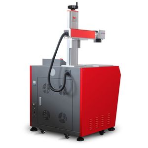 50W Fiber lazer Metal gravür markalama makinesi eğri Metal