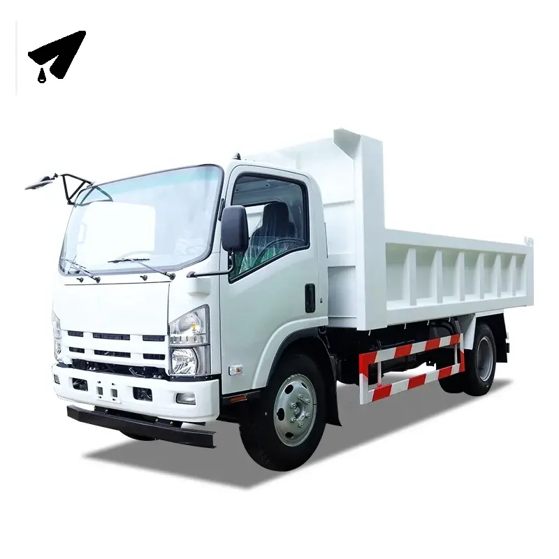 4HK motor ile yeni Isuzu DAMPERLİ KAMYON 4 Ton damperli kamyon ağır kamyon satılık beyaz hızlı Cummins hava süspansiyon SINOTRUCK 6x4