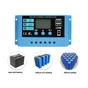 Vendita in fabbrica 12V/24V controller di carica solare 10A 20A 30A PWM sistema solare di supporto caricato in batteria - Product Image 2