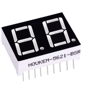 18 Pin 2 <strong>Digit</strong> Cathode 0.56&quot; <strong>7</strong> <strong>Segment</strong> <strong>Display</strong> 25*19*8mm Led Seven Number White <strong>Display</strong> - Product Image 1