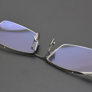 <strong>Name</strong> Brand Half <strong>Frame</strong> Titanium Glasses Eyewear Optical <strong>Frames</strong> for Spectacles - Product Image 3