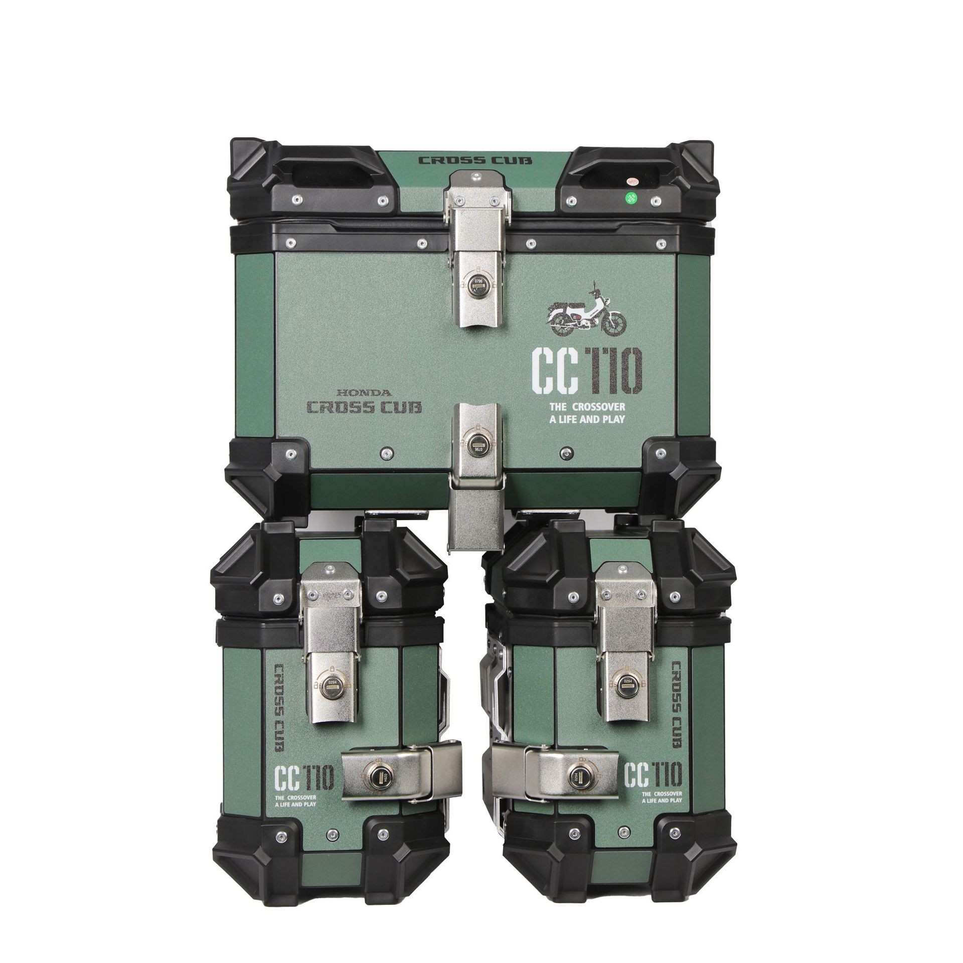 18L+36L Baby Beast Green Three Boxes
