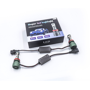 Yüksek kaliteli araba <span class=keywords><strong>Led</strong></span> projektör ışık T8 artı H11 65W yüksek düşük çift ışın 12V 24V 9005 Lens lazer <span class=keywords><strong>Led</strong></span> farlar