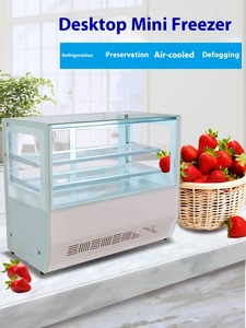 Air Cooling Desktop Cake Display Refrigerator Showcase for Displaying <strong>Delicacies</strong>