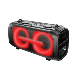 Portable Bluetooth Karaoke Speaker <strong>System</strong> - Audio Recording <strong>Function</strong>, 32 GB USB/SD Card Support, Built-in Rechargeable Battery, - Product Image 1