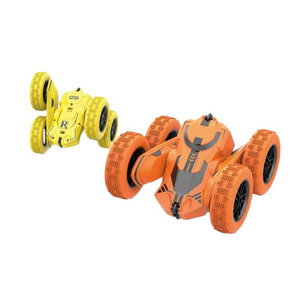 Dowellin 1:28遥控车赛车2.4G双面特技360度旋转特技车遥控玩具