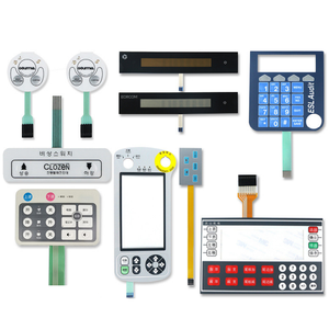 Electrónica inteligente Adhesivo de forma personalizada de alta calidad Interruptor de membrana flexible personalizado Teclado Interruptores de membrana Teclado de computadora - Product Image 6