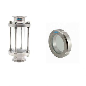 Factory Price Sanitary Stainless Steel 1.5&quot; 2&quot; 3 Inch Straight <strong>Pipe</strong> Inline Tri Clamp Tubular Sight Glass