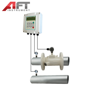 Digital Liquid Wall Mounted Ultrasonic Flowmeter Price Clamp on Ultrasonic Digital Water Flow Meter <strong>Data</strong> <strong>Logging</strong> Flowmeter - Product Image 2
