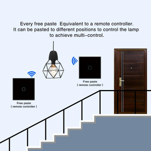 Interruttori a parete Smart Wireless 1/2/3/4 pannello Touch Gang impermeabile telecomando sistema di automazione domestica luce intelligente - Product Image 5
