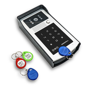 Di alta qualità 4 filo citofono video 7 pollici di memoria con fotocamera impermeabile video citofono sistema per la sicurezza domestica - Product Image 4