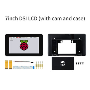 Raspberry Pi 7 Zoll kapazitiver Touchscreen LCD-Display mit Hülle 5 MP Frontkamera 800 × 480 DSI für Pi4B 3B + 3A CM3 + kostenlos - Product Image 6