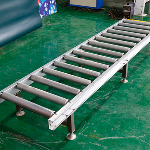 Sistema de transportador de rodillos sin alimentación de almacén de fábrica transportador de rodillos de gravedad manual para carga y descarga