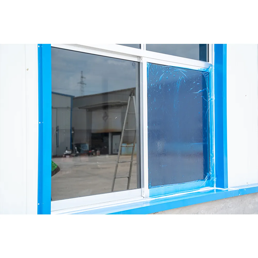 Film protecteur PE de mur rideau de résistance aux UV de qualité supérieure pour le verre