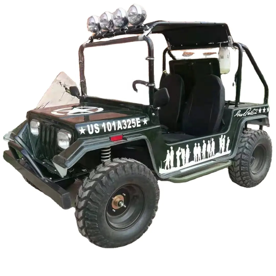Benzinli Dune Buggy 125cc Mini Jeep yetişkin Quad Atv ebeveyn-çocuk araba