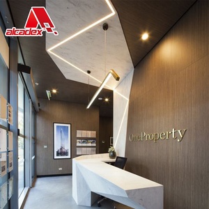 Pannello composito di alluminio rivestimento della parete interna del soffitto decorazione pannelli stampo prova ACM ACP foglio 4MM 5MM PE moderno - Product Image 2