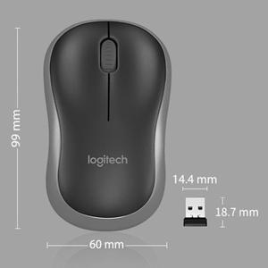 オリジナルのLogitechM185 2.4GHz 1000DPIワイヤレスゲーミングマウスマウスサイレントPCコンピューター用ユニバーサルミニ光学式マウス - Product Image 5