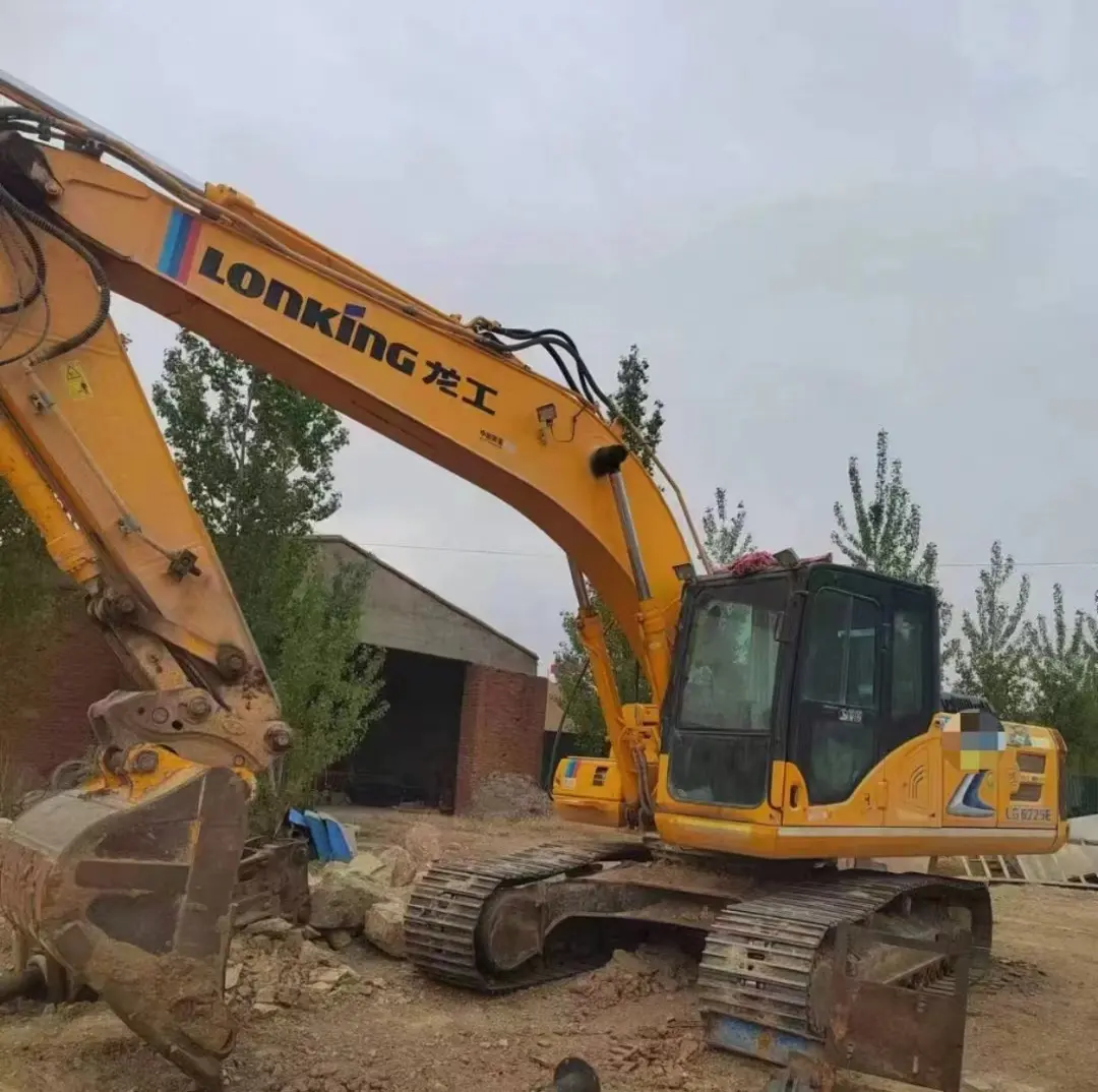 Used 22 Ton LG E6225E Excavator Cummins Engine Great Value Original Backhoe Crawler Core Including Pump Motor Gear Gearbox