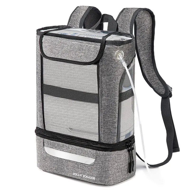 Bolsa de almacenamiento médica para viaje al aire libre, mochila portátil con cilindro de oxígeno