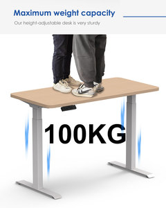 2AF2 D5 Ergonomic Modern Design Office Standing Desk Electric Height Adjustable <strong>Computer</strong> Desk with Electronic Adjustment - Product Image 3