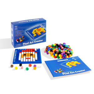 Pixel Art Challenge, 402 piezas, mayores de 5 años, juguetes STEM para niños, conceptos básicos de codificación para niños, actividades STEM para el aula, mediano - Product Image 1