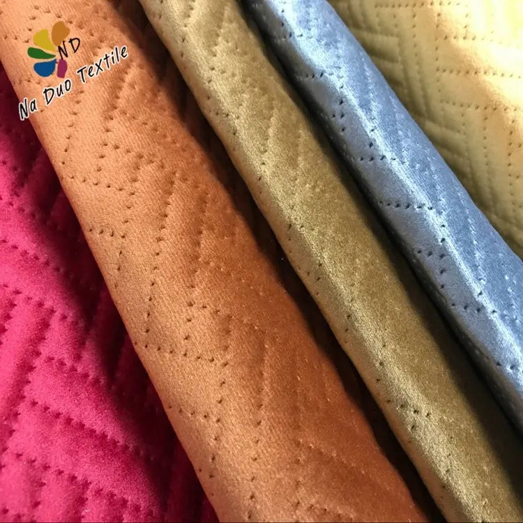 China fabricação lantejoulas tecido veludo coreano, tecido veludo macio