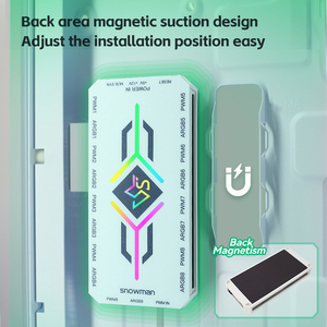 RGB Controller 4pin PWM 5V 3pin ARGB con telecomando intelligente per il raffreddamento efficiente PC in magazzino per i ventilatori di caso 2 anni di garanzia