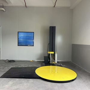 Macchina per il controllo multistrato, avvolgitrice per pallet completamente automatica con certificato di controllo remoto per filmino e serraggio