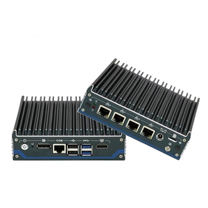 Mini-PC Intel Celeron J4125 4*2,5G LAN Lüfter loser DDR4-RAM-Industriecomputer für Pfsense Linux Firewall Router US-Stecker - Product Image 3