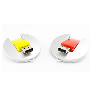 2023畅销产品迷你促销圆形旋转彩色钥匙扣<span class=keywords><strong>USB</strong></span> 2.0 3.0闪存驱动器