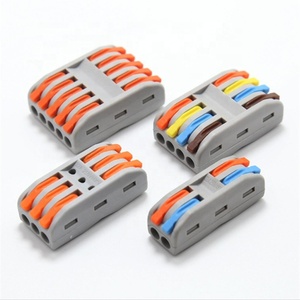 Elétrica 3 pólo LEVOU luz conector bloco <span class=keywords><strong>terminal</strong></span> 222 fila dupla