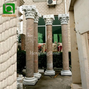 Мраморный камень, римская квадратная колонна, строительный столб - Product Image 1