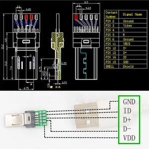 15 Pin 9Pin Mini USB PCB konektörü mikro usb konnektör fişi veri USB erkek <span class=keywords><strong>Jack</strong></span> Sony dijital kamera MP3 Xperia <span class=keywords><strong>M</strong></span> C1904