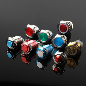 16mm 19mm 22mm Flat With Color Head Metal Push Button <strong>Switch</strong> <strong>on</strong> <strong>OFF</strong> 1NO1NC Spdt Latching Momentary <strong>Switch</strong> Dpdt - Product Image 3