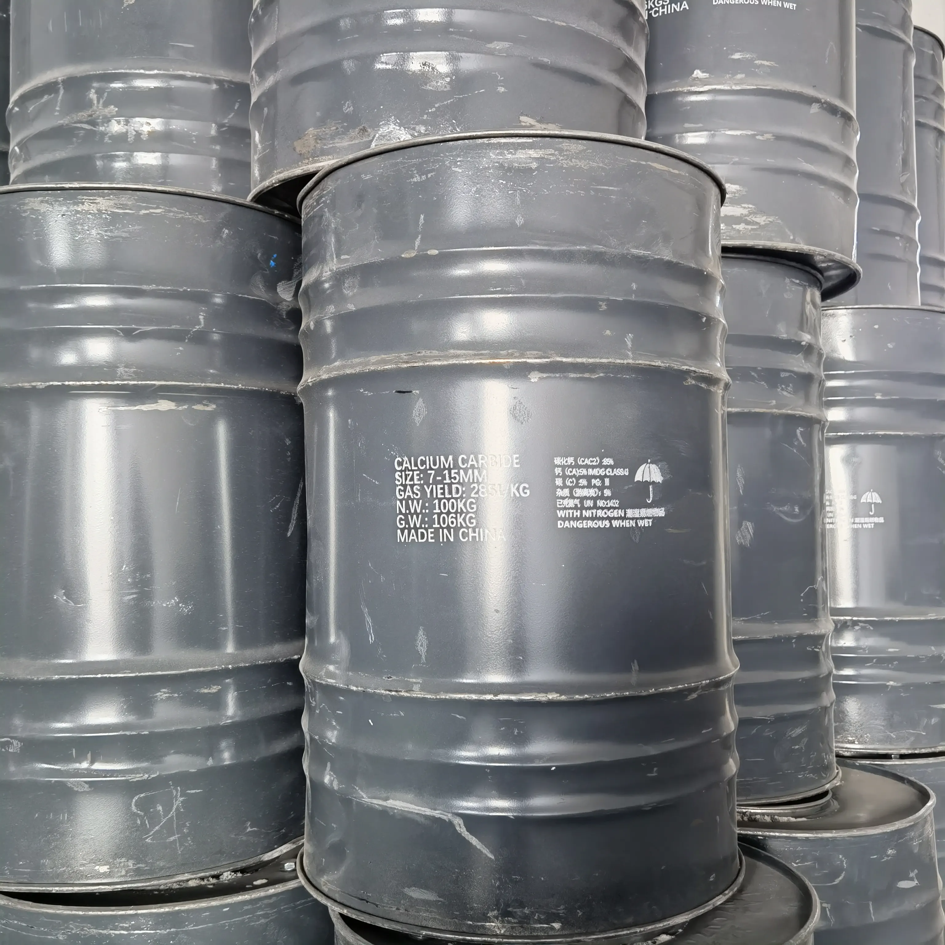 Venta directa de fábrica de carburo de calcio 0,5-3mm en China