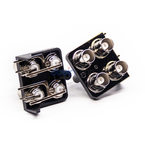 <strong>BNC</strong> 4 Port Right Angle Connector Receptacle Female Socket TFT-<strong>LCD</strong> <strong>Monitor</strong> <strong>BNC</strong> Port - Product Image 6