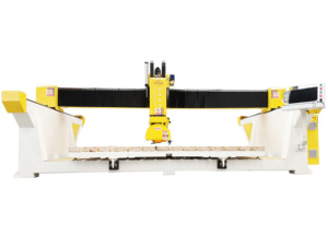 Tipo de control remoto inalámbrico Piedra Mármol Granito Mesa Hard Rock Usado CNC 4 Axis Bridge Saw Machine - Product Image 4