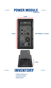 Placa de módulo amplificador de potencia de audio de altavoz Clase D - Product Image 6