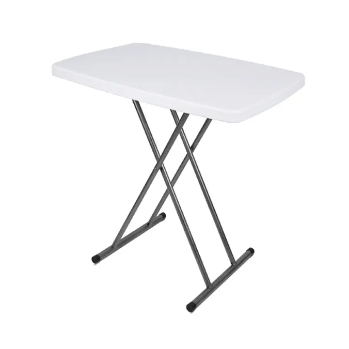 Tavolo da casa compatto-piccolo computer tavolo da picnic bianco con tavolo pieghevole in plastica