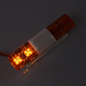 RC Model LED polis gece flaş ışığı lamba 1/10 1/8 RC HSP Trx4 Tamiya CC01 4WD eksenel SCX10 modeli araba - Product Image 5