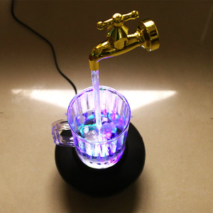 แก้วน้ำพุน้ำ LED แบบพกพาได้ดีไซน์น่าสนใจผลิตจากโรงงาน - Product Image 2