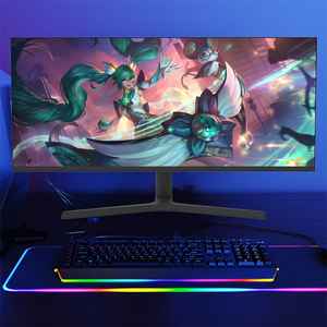 จอ LED 34นิ้ว165Hz อัตราการรีเฟรช4K บาร์แสง RGB ความละเอียด4K สำหรับเล่นเกมจอคอมพิวเตอร์แบบตรงความละเอียด2K 144 Hz - Product Image 5